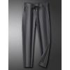 Men's Summer Lightweight Plus Size Ice-Silk Pants Casual Slim-Fit Quick-Dry Athletic Pants