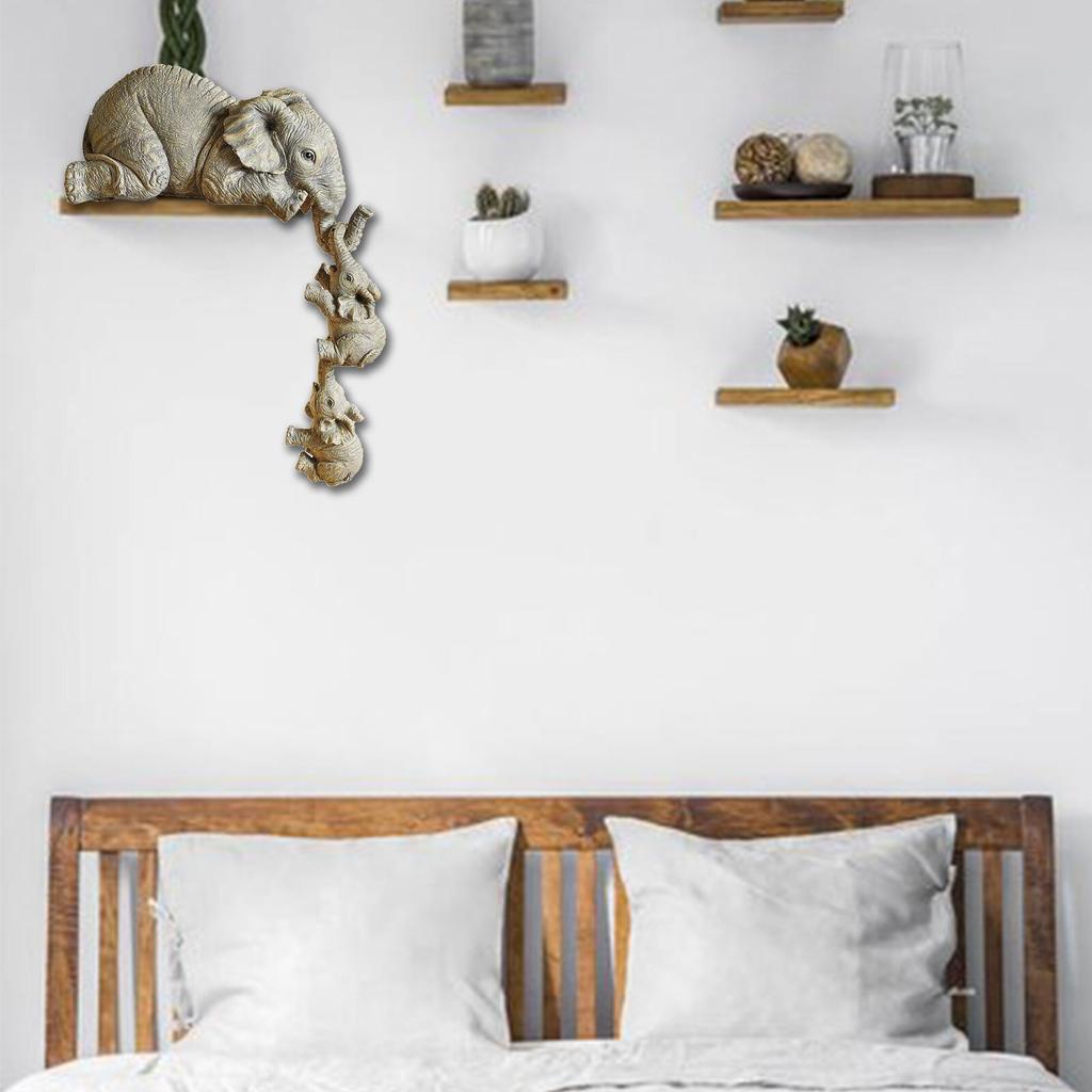 Buy Realistic Hand Painted Figurine Collections Etc Elephant Sitter