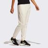 Adidas FW22 Logo Print Elastic Waist Fleece Cuffed Sports Pants Women Bottoms White IB2719