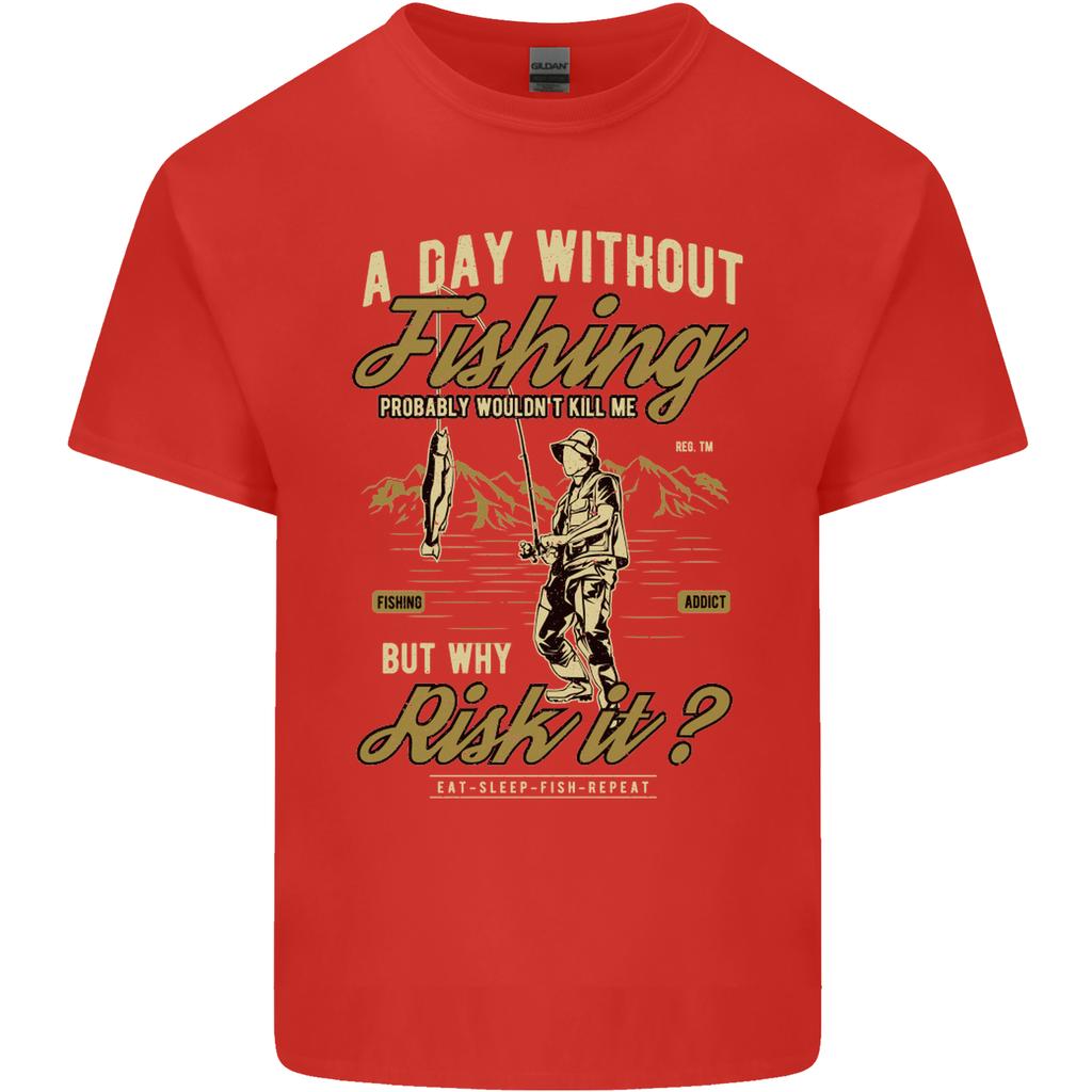 A Day Without Fishing Funny FisherUnisex Unisexs Light Cotton TShirt