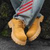 2024 Autumn Trend: Casual Big Head Derby Shoes with Thick Sole and Round Toe - British Style