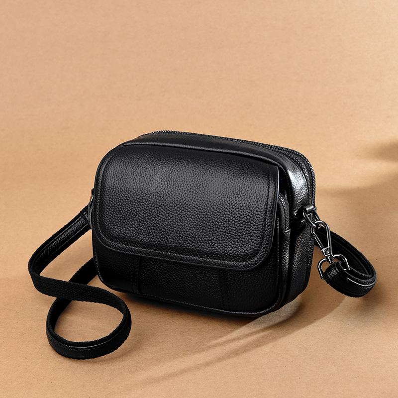 Kabelka přes rameno z pravé kůže pro ženy, malá taška přes rameno, crossbody tašky