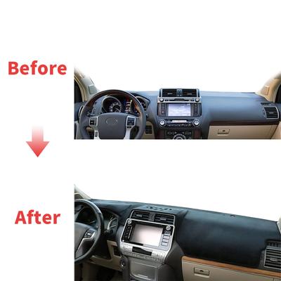 Fit for Toyota Land Cruiser Prado 2010-2020 150 J150 Dashmat Dashboard Cover Pad DashMat Sunshade Protective Carpet Accessories