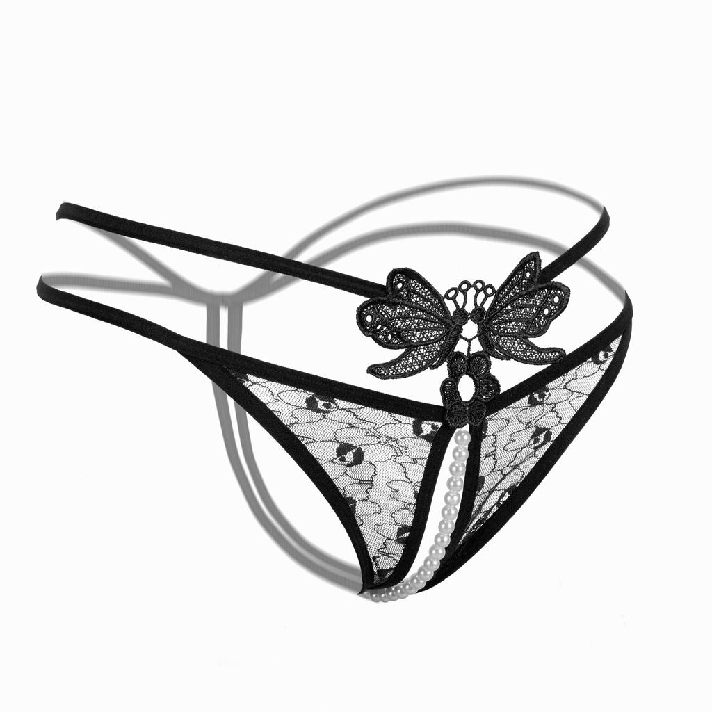 Sexy Lingerie Thong Female Sexy Low Waist Panties Ultra-thin Japanese Hot Temptation Transparent T Pants