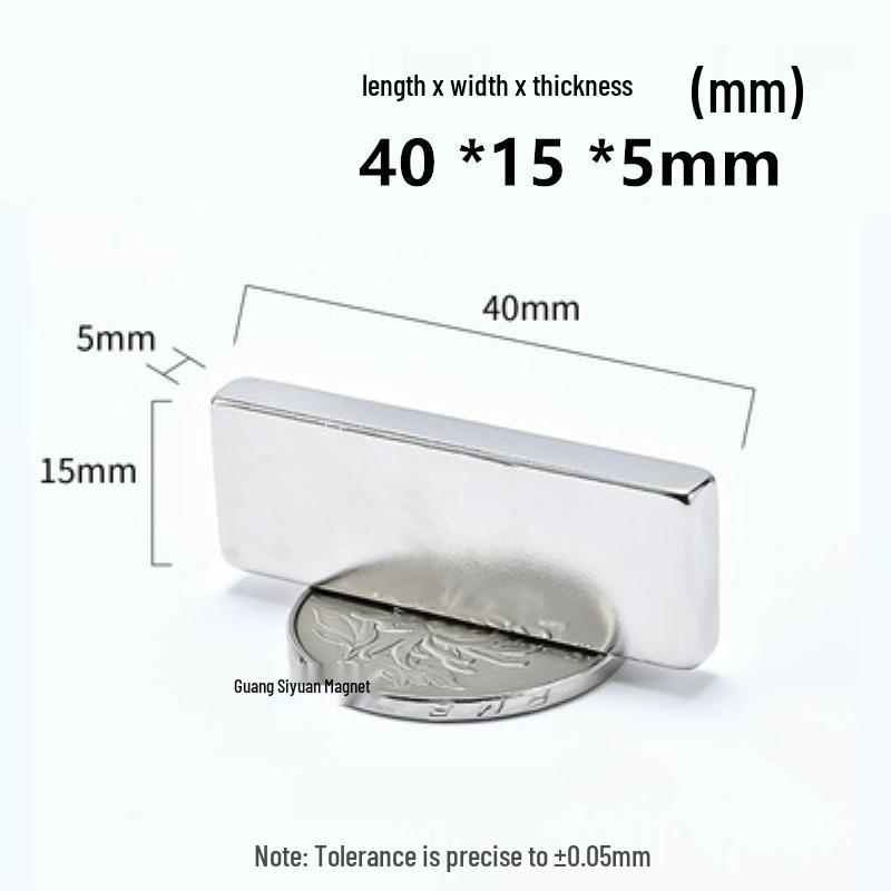 N52 Super Strong Neodymium Iron Boron Magnet, Rectangular 25x30x100mm, Permanent Magnetic Steel Sheet.