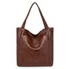 Women's Tote Bag Middle-Aged Soft Leather Large Capacity Shoulder Bag Underarm Bag