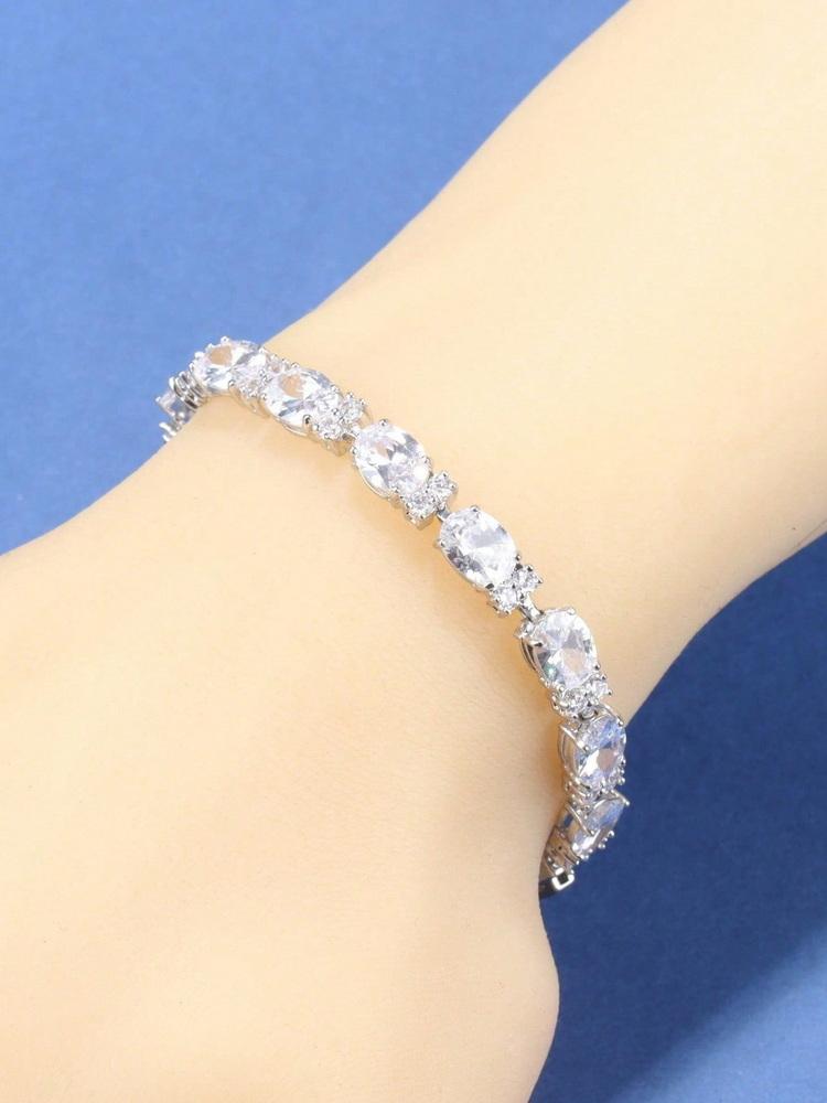 13-Colors   Luxury Bracelet Colorful Zircon Accessories Fine Jewelry For Woman Wedding-Party Gift