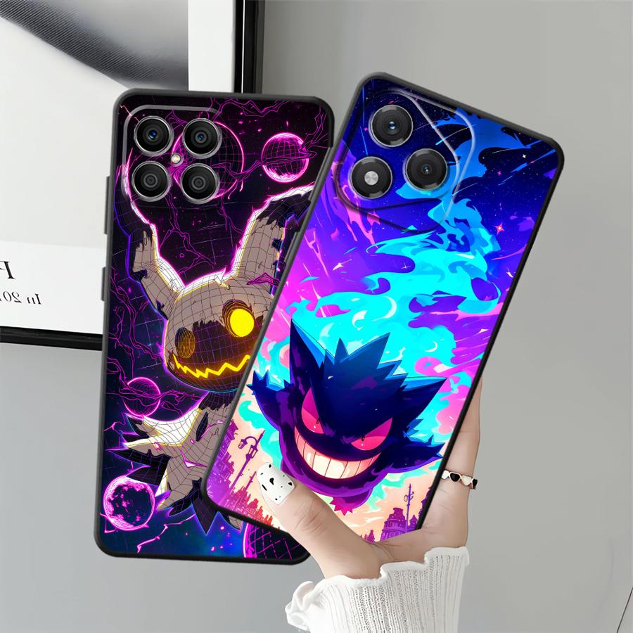 Case for Honor 70 8X X6 200 400 Lite X7 X8 X5b 90 Magic5Lite X9a Funda Phone Cover Gengar Pokemon Cool