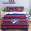 FC Dallas Pattern Bedding Quilt Set  Home Decoration  Gift (1 * duvet cover + 2 * pillowcase  without core)