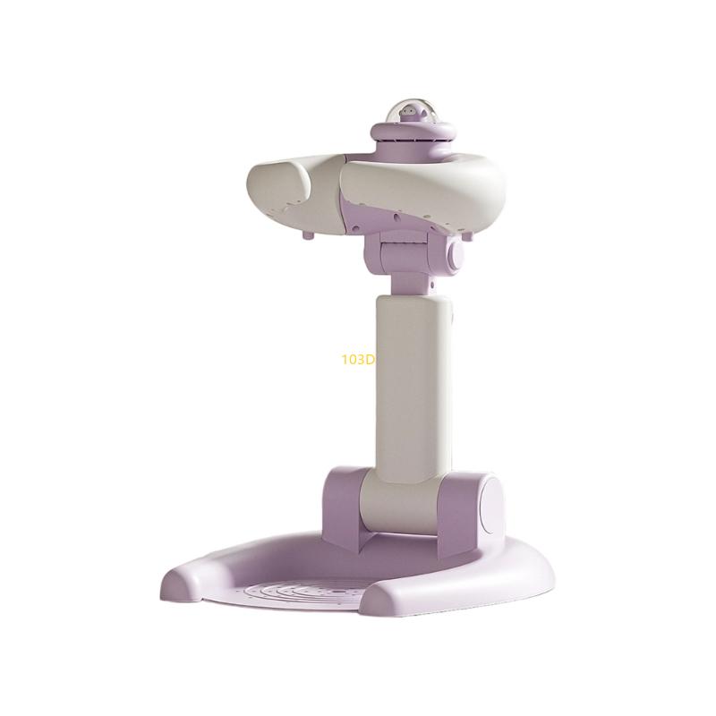 Foldable Baby Standing Bath Support Nonslip Height Adjustable Shower Rack For Toddler Safe & Motor Skill Training