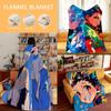 Anime H-Hunter H-Hunter Throw Flannel Cozy Print Blanket, Portable, Durable Machine Washable Cute Cool
