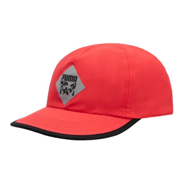 PUMA Polyester Baseball Caps Unisex Red Lotus Flower 024494-436809 F