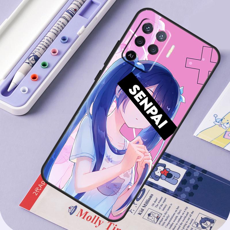 Cute Girl Glitch Animation For Oppo A94 A74 A54 A15 A18 A38 A58 A78 A98 A40 A60 A80 A16 A76 A96 A57 A17 A77 A5 Pro Case