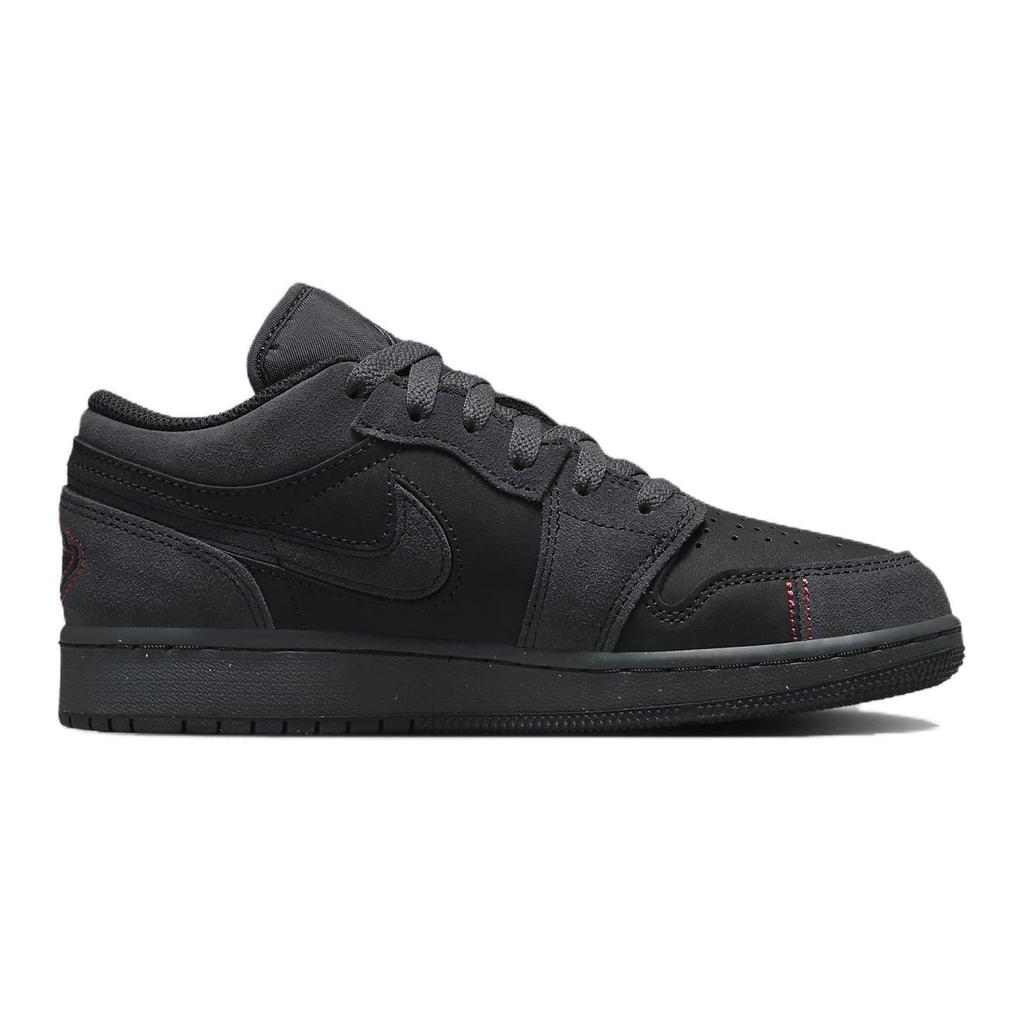 Zapatillas Air Jordan 1 Low SE Craft GS Rojo Humo Oscuro Niños Gris Gris Humo Oscuro Rojo Varsity FQ7757-001