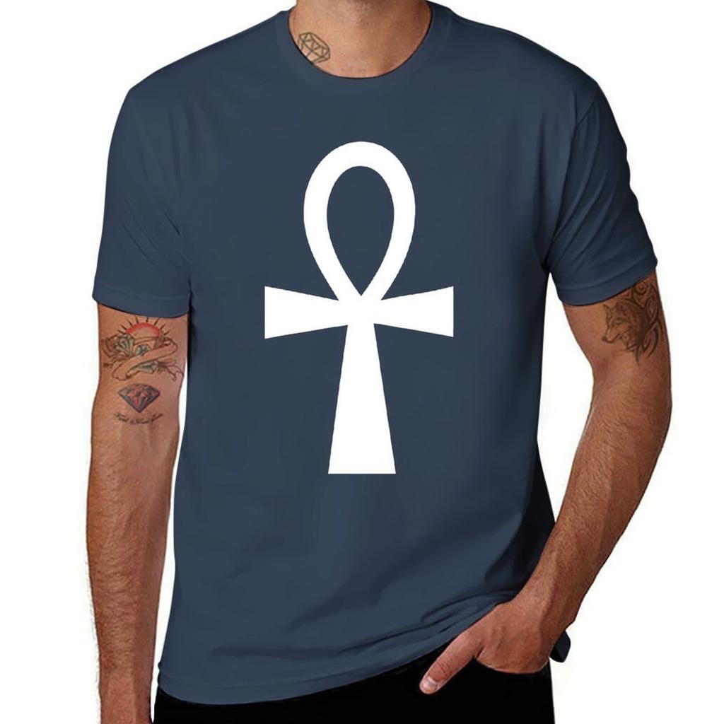Egyptian Ankh TShirt cotton tshirt plain for Unisex package TShirt