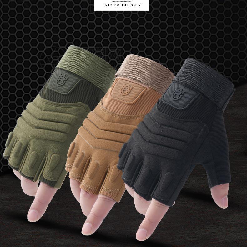 Men's Special Forces Tactical Half-Finger and Full-Finger Gloves for Spring and Summer Outdoor Sports.