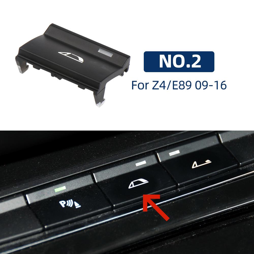 Center Console Parking Radar Sensor Switch Button Cover Multi-function Roof Button 61319146642 For BMW E89 Z4 2009-2016