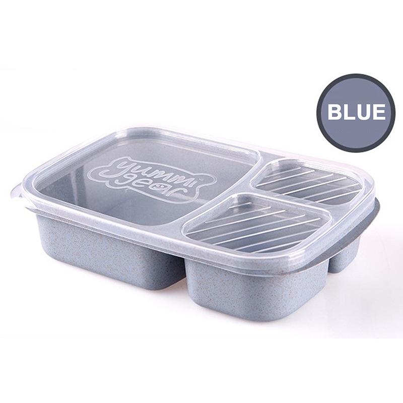 

Bento Box Food Grade Wheat Straw Storage Case Portable Food Storage Containe A2