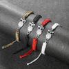 Women Men Handmade Braided Bracelets With  Owl Pendant Lucky Rope Pray Friendship Wristband Jewelry Gift