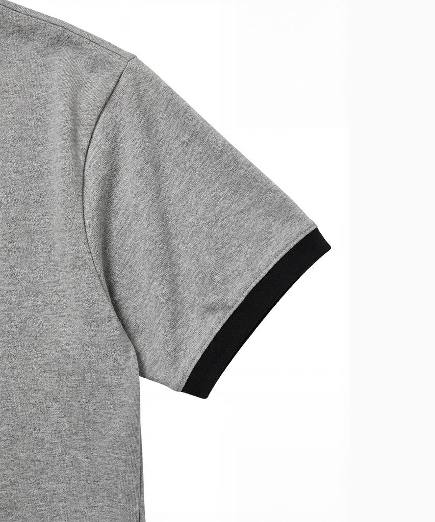 SAINTPAIN Sp I Love Saint Heavyweight Ringer T-Shirt Melange Grey