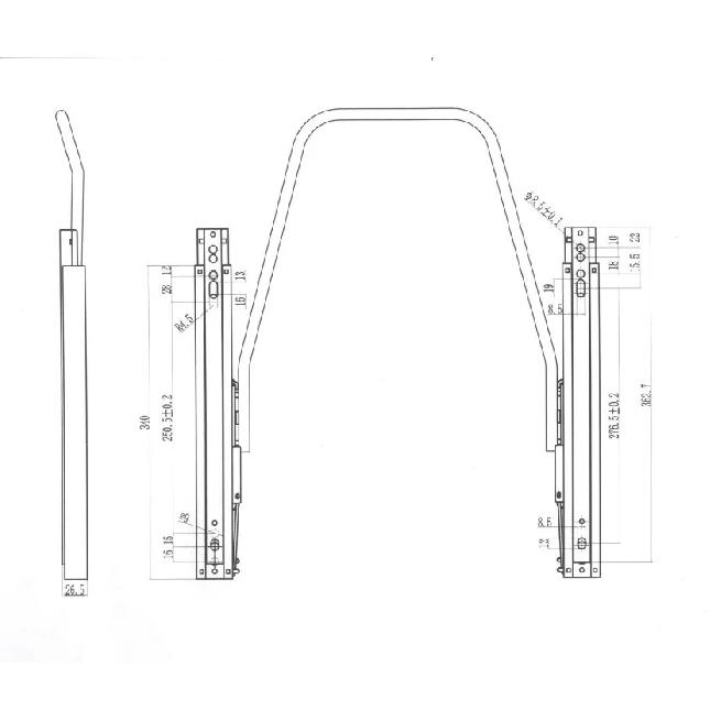 Universal Replacement Seat Slider for Suspension Seats Truck Seat Slider Rails