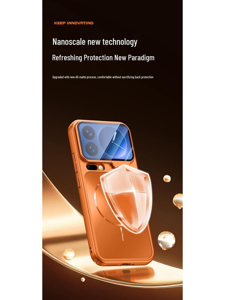 Xiaomi 17Pro Max Case with Lens Stand: Magnetic Full-Coverage Protective Shell
