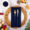 10pcs Washable Dinner Napkins Soft Table Napkins Romantic Satin Napkin  Event