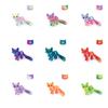 3D Printing Kitten Joint Flexible and Retractable Movable Children's Gift Toy Model Car Ornament Figure Cute Cat