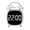 New Alarm Concise And Practic Clock Double Bell Super Loud for Heavy Sleepet Mode 12/24H Night Anti-disturb Table LED Clock