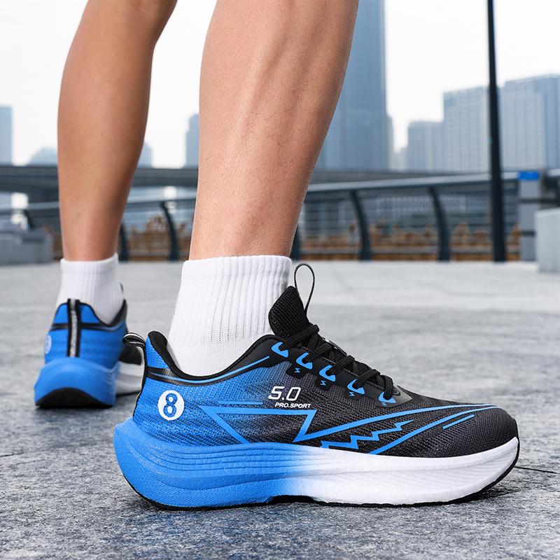 Men's sneakers four seasons breathable non-slip outdoor racing running shoes parent-child lightweight casual speed sports shoes