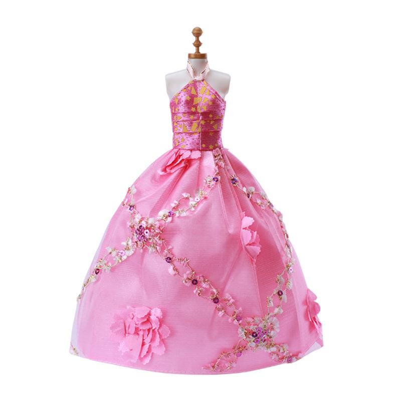 1 Set Of Handmade Fashion Princess  Dresses Clothes For Dolls With A Height Of 30cm (without Dolls)