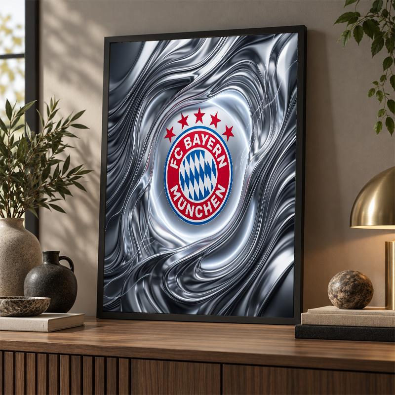 Kit Pictură cu Diamante Bayern München 5D Gaureală Completă DIY Mozaic cu Diamante Artă de Perete Decor Acasă