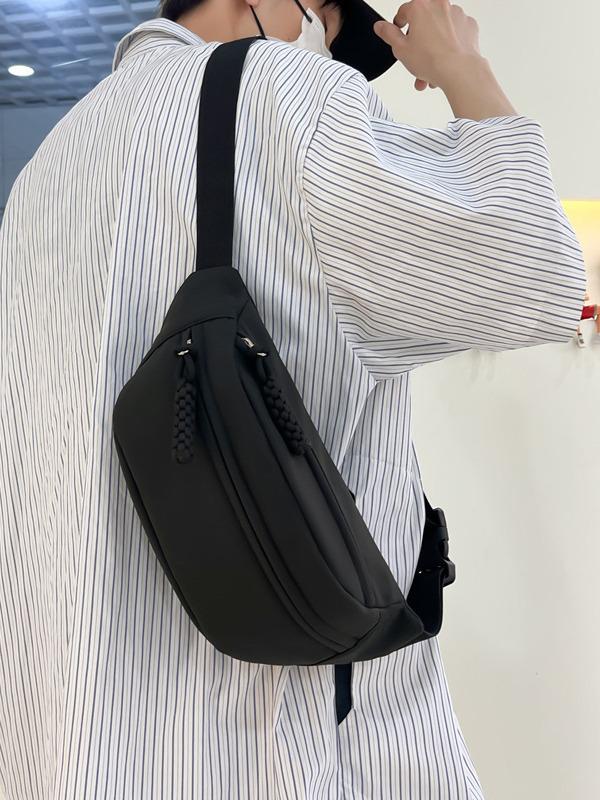 Japanese Style Crossbody Chest Bag - Casual, Versatile, Unisex Bag for Phones & Essentials