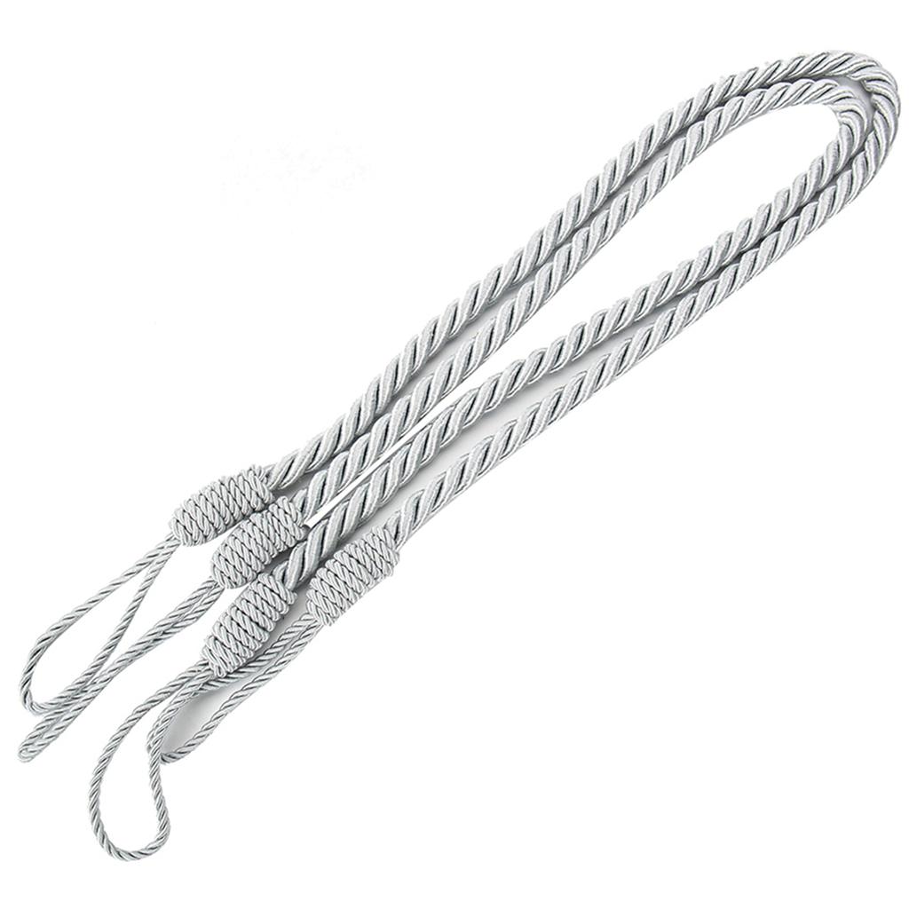 2Pcs Curtain Rope Buckle Large Rope Cotton Curtain Drape Tie Backs Holdbacks Tieback Home Decoration Curtain Accessory