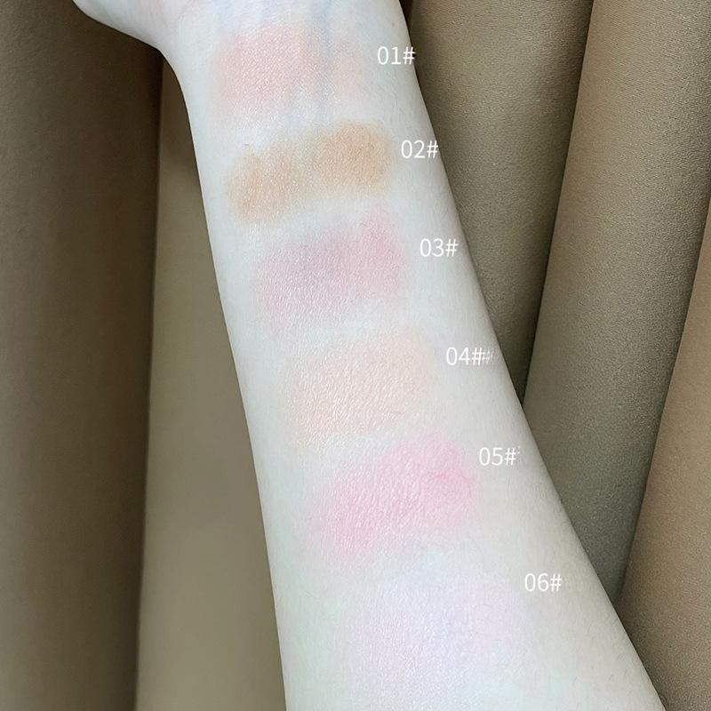 Kare Demir Kutu Allık Berrak ve Saf Kore Tatlı Kız Kardeş Yuanqi Doğal Uçmayan Pudra!