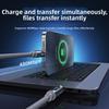 1.2m/1.8m Data Cable Converter LCD Dynamic Display Type-C Cable 240W Super Charging Cable