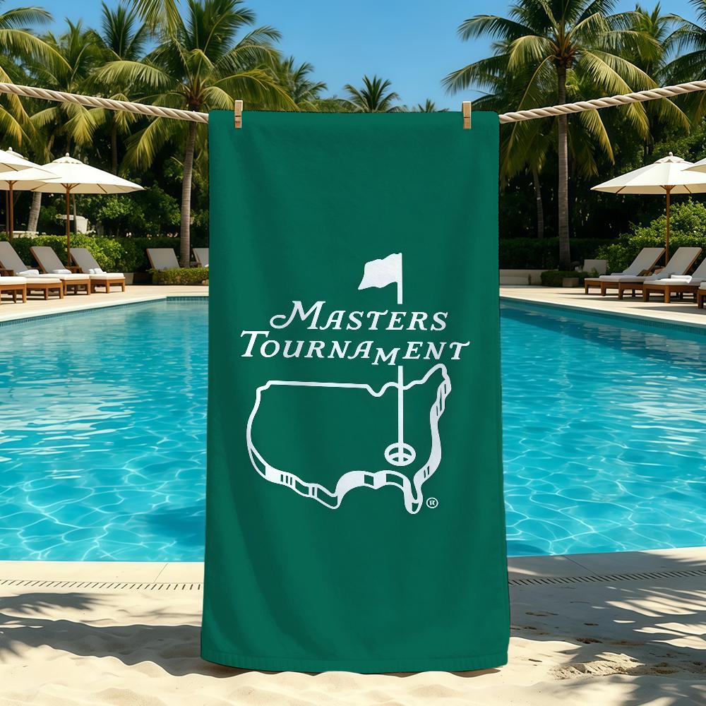 M-Masters Fashion Golf Towel For Outdoor Camping Beach Towel Super Absorbent Quick-Drying Summer Towel