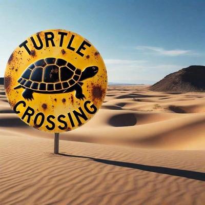 Metal Wall Art Turtle Black Yellow Aluminum Panel Garden Decor Outdoor