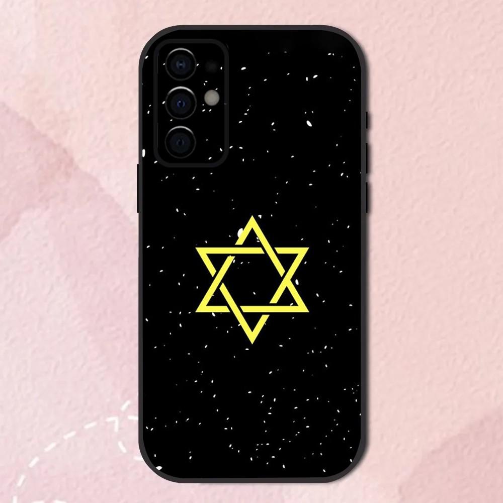 David Jewish Star Symbol Phone Case For Samsung S24,S21,S22,S23,S30,Ultra,S20,Plus,Fe,Lite,Note,10,9,5G Black Soft Shell Samsung S24