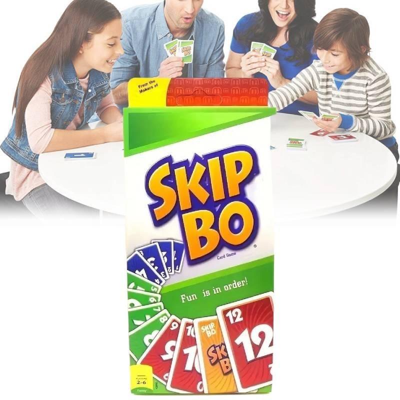 Spannendes Skip Bo Kartenspiel Ideal für Familienspaß und gesellige Zusammenkünfte