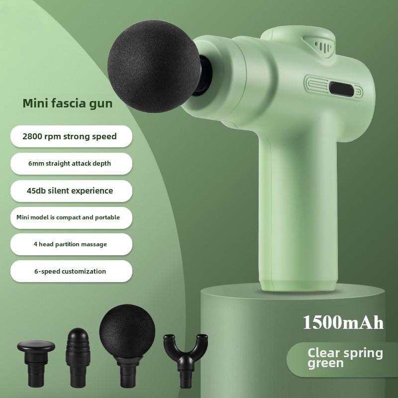 MINI Fascia Gun Mini Portable Electric Neck Massage Gun Fitness Muscle Relaxer Neck Relaxer Vibrator Vibro-masseurs Vibradores USB Charge