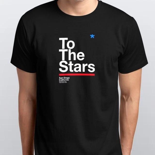 Men s and Women s T-shirts TTS - To The Stars Unisex T-SHIRT S M L XL XXL 3 4 XL Black S