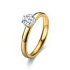 Minimalist Couple Rings Set with Embedded Crystals Adjustable Stackable Rings for Women and Men Fashion Jewelry