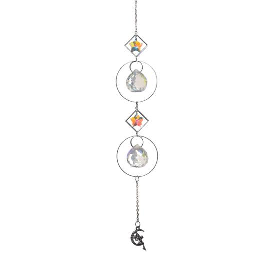 Colorful Crystal Suncatcher Hanging Sun Catcher for Windows Healing Crystal Decor for Home