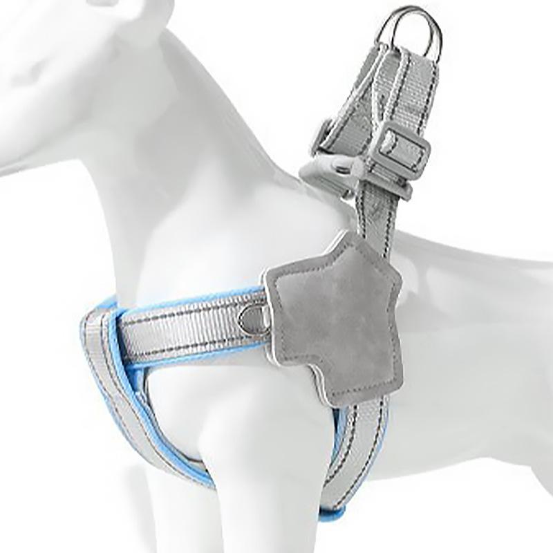 

Собачий поводок Жилет Шлейка для питомца Поводок для выгула собаки Маленький Сиба-ину Корги Бишон Тедди собачья цепочка XL size [recommended weight 40-25 kg] красный