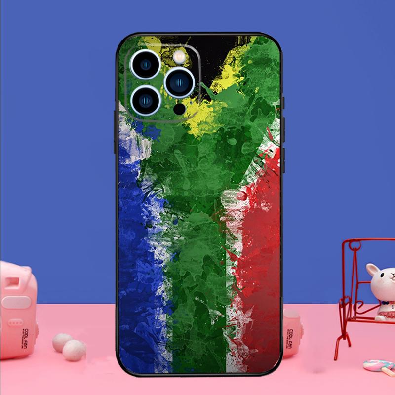 

South Africa Flag Phone Case For iPhone 17 16 15 13 11 12 14 Pro Max mini 15 16 Plus 16e 17 Air Bumper Cover iPhone 12