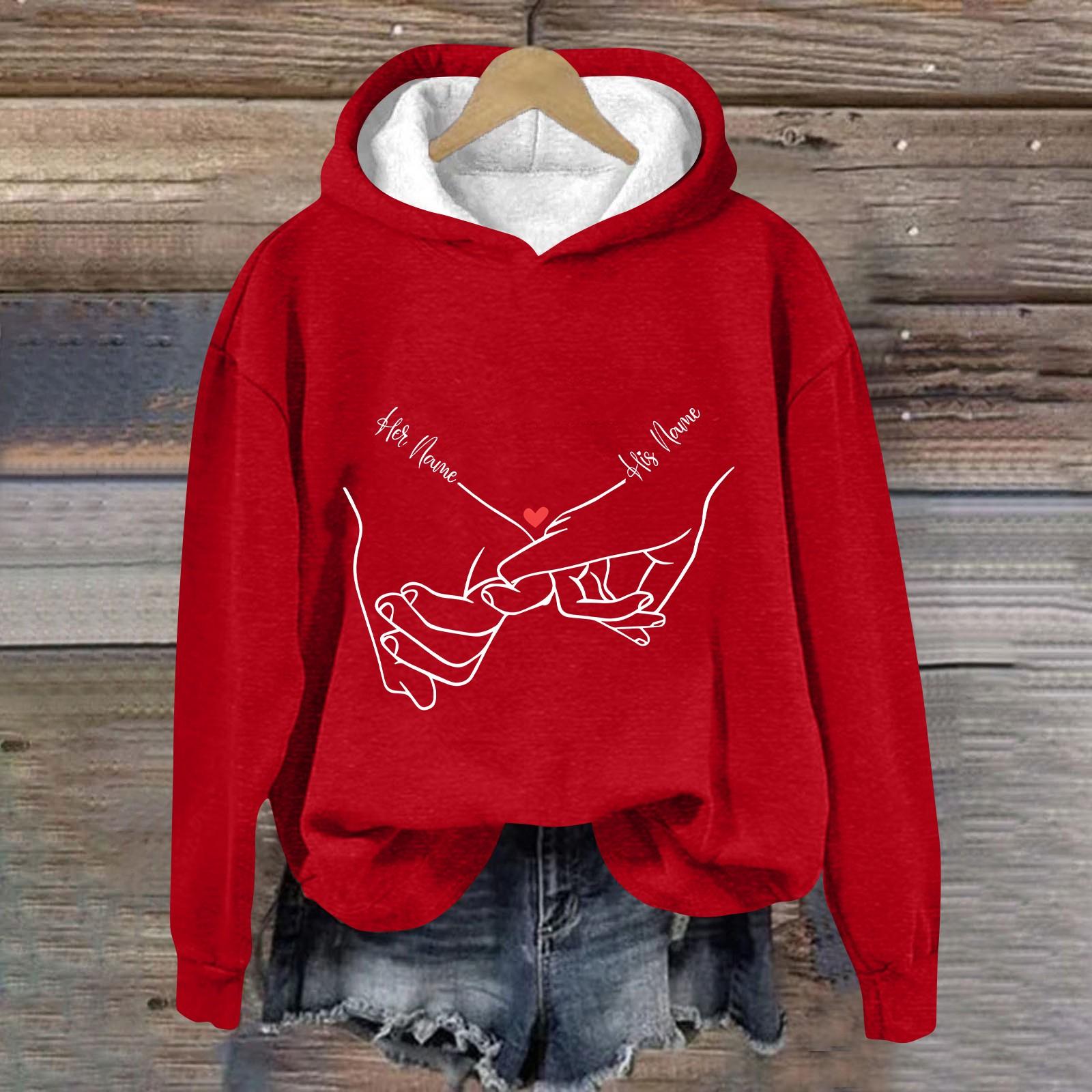 Женские толстовки с длинным рукавом с принтом, толстовки, одежда для девочек-подростков, повседневные пуловеры, модные повседневные универсальные повседневные толстовки, топ L