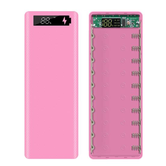 M10 Portable Micro USB Type-C Power Bank Shell 18650 Cutie încărcător baterie
