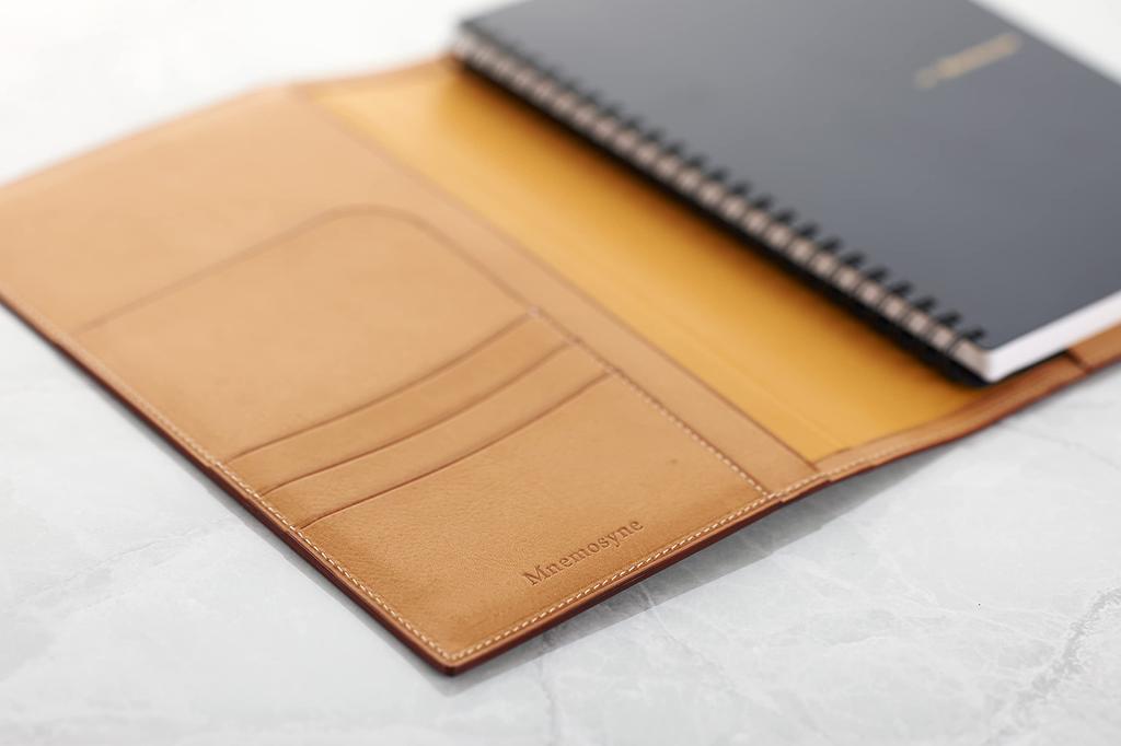 Maruman Zápisník GANZO x Nemosine Kožený obal na zápisník A5 Černý & MNXGN-05