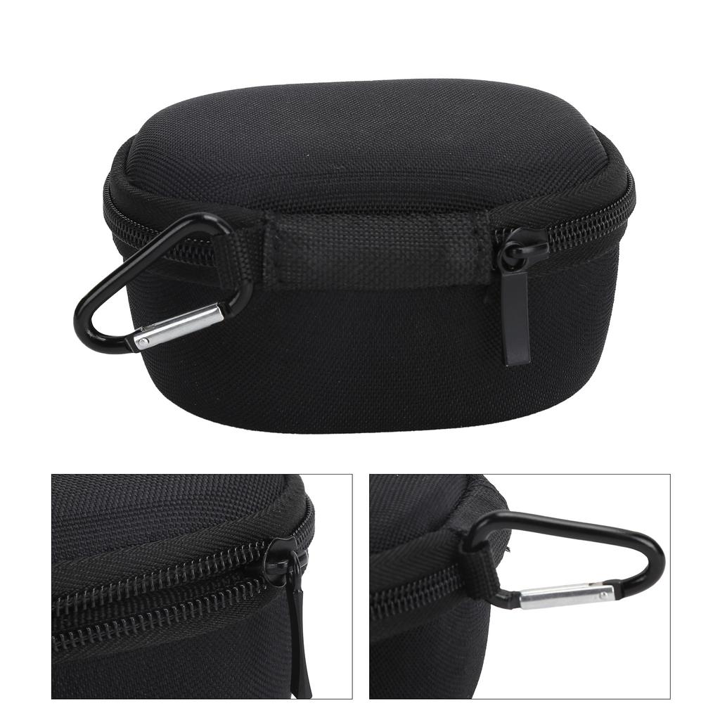Nylon Hartschalen-Tragetasche für iPhone 12 Magsafe Magnetisches Schnelles Kabelloses Ladegerät AufbewahrungstascheSchwarz